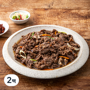 더듬뿍 매실 양념 소불고기, 400g, 2팩