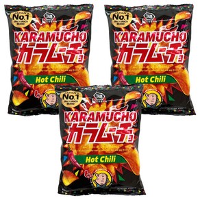 카라무쵸 핫칠리 감자칩, 54g, 3개