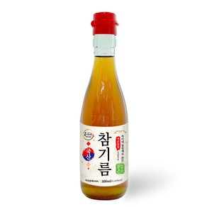 복이네먹거리 통깨로 만든 저온압착 순한맛 국산 맑은참기름, 300ml, 1개