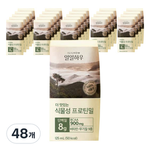 일일하우 더 맛있는 식물성 프로틴밀, 48개, 125ml