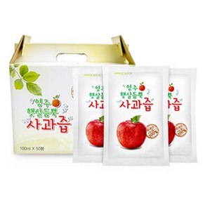 영주햇살듬뿍 사과즙, 5L, 50개