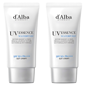 [비건뷰티] 달바 워터풀 에센스 선크림 SPF50+ PA++++, 50ml, 2개