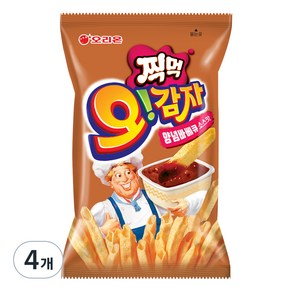 오리온 찍먹 오감자 양념바베큐소스맛, 75g, 4개