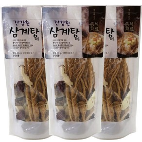 청솔 건강한 삼계탕재료, 3개, 110g