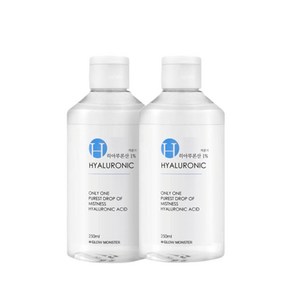 [비건뷰티] 글로우몬스터 저분자 히알루론산 1퍼센트 원액, 250ml, 2개
