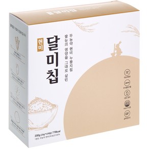 달미칩 현미 누룽지칩, 20g, 10개