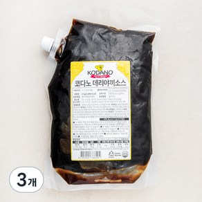 코다노 데리야끼 소스, 2kg, 3개