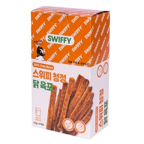 스위피 반려동물 청정 닭 육포, 25g, 5개, 혼합맛(닭 안심/당근)