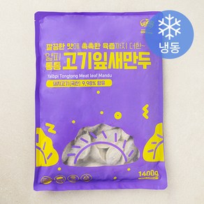 얇피 통통 고기잎새만두 (냉동), 1.4kg, 1개