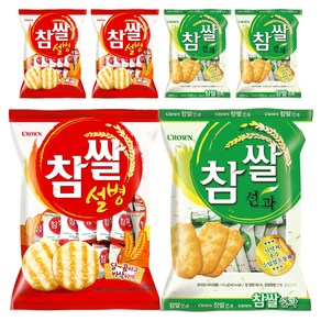 크라운 참쌀선과 115g 3p + 참쌀설병 128g 3p, 1세트