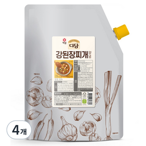 다담 강된장찌개 양념, 2kg, 4개