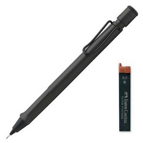 LAMY 사파리 샤프 차콜블랙 무광 + 샤프심 랜덤발송 세트