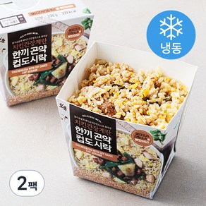 오쿡 치킨간장계란 한끼 곤약 컵도시락 (냉동), 230g, 2팩