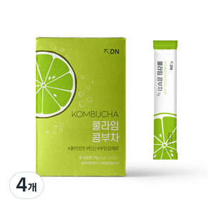 디엔 콤부차 쿨라임, 5g, 4개, 15개입, 4개