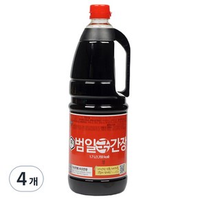 범일 국간장, 1.7L, 4개