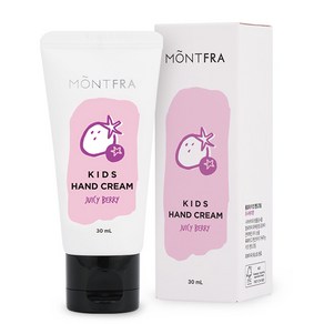 몽프라 시카버터 키즈 핸드크림 쥬시베리, 1개, 30ml