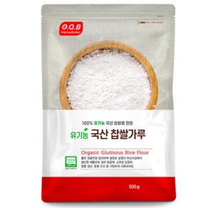 OQB 유기농 국산 찹쌀가루, 500g, 1개