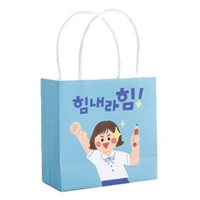 힘내라 미니 쇼핑백, 혼합색상, 10개