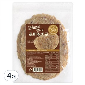 해맑은푸드 참쥐포, 450g (특대), 4개