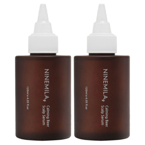 [비건라이프] 나인밀라 카밍비어 두피세럼, 120ml, 2개