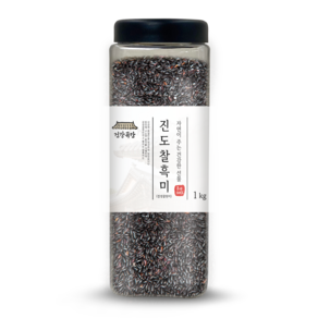 건강곡간 진도 찰흑미 검정찰현미, 1kg, 1개