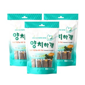 양치하개 강아지 양치껌 14p, 154g, 3개