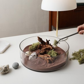 삼호유리 글라스코 원형 투명 화병