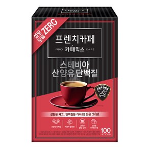 프렌치카페 카페믹스 스테비아 산양유 단백질, 11.1g, 1개, 100개입