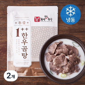 프레시지 횡성축협 1++ 한우곰탕 (냉동), 500g, 2개