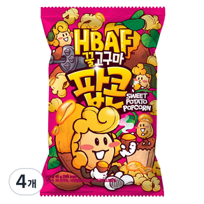 바프 꿀고구마 팝콘, 80g, 4개