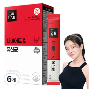 비비랩 뉴트리원 다이어트 유산균 14p, 49g, 6개