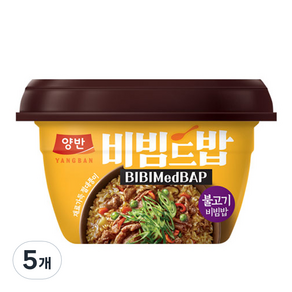 동원 양반 비빔드밥 불고기 비빔밥 컵, 271.5g, 5개