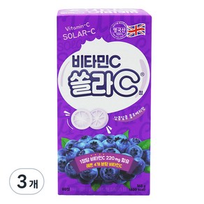 고려은단 쏠라C 정 블루베리맛, 80정, 3개