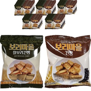 금풍제과 보리마을 찰보리건빵 30g x 30p + 검은콩깨 보리건빵 30g x 30p 세트 D, 1세트