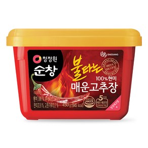 청정원순창 불타는 매운고추장, 450g, 1개