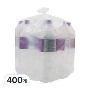 쓰리포 분리수거함 배접 쓰레기봉투 유백, 400개, 40L