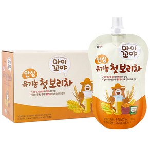 아이꼬야 안심 유기농 첫 보리차 120ml x 20p, 보리 + 현미 혼합맛, 1개