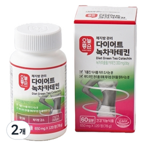 오늘좋은 다이어트 녹차카테킨, 120정, 78g, 2개