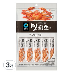 맛선생 해물 스틱, 80g, 3개