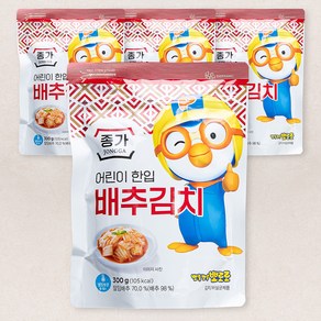 종가집 어린이 한입 배추김치, 300g, 4개