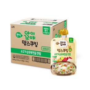 아이꼬야 맘스쿠킹 이유식 100g 12개월부터, 10개, 순두부찌개 진밥