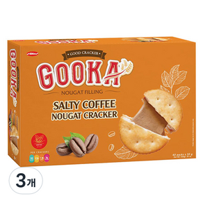 비비카 구카 솔티 커피 누가 크래커, 400g, 3개