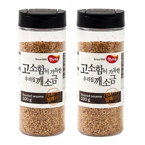 햇님마을 고소함이 가득한 우리집 깨소금, 100g, 2개