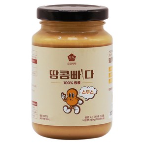 오감식탁 땅콩빠다 스무스 잼, 260g, 1개