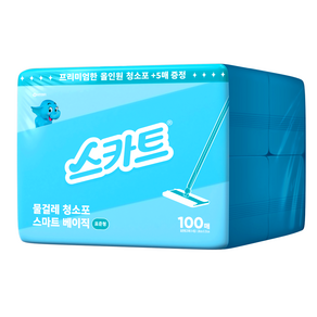 스카트 물걸레청소포 베이직 표준형 100p + 올인원 5p