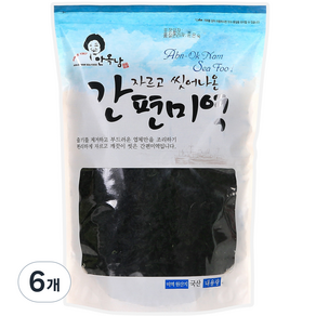 안옥남 자르고 씻어나온 간편미역, 300g, 6개