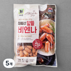 대림선 알뜰 비엔나, 1000g, 5개