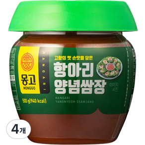 몽고식품 항아리 양념쌈장, 500g, 4개