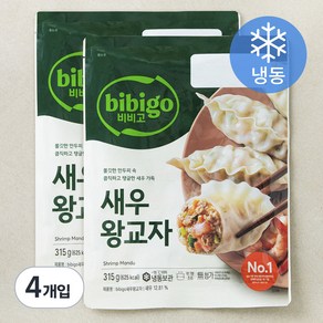 비비고 새우 왕교자 (냉동), 315g, 4개입