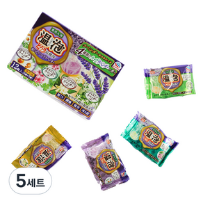 바스로망 온포 탄산 입욕제 라벤더 4종 x 3p 세트, 540g, 5세트